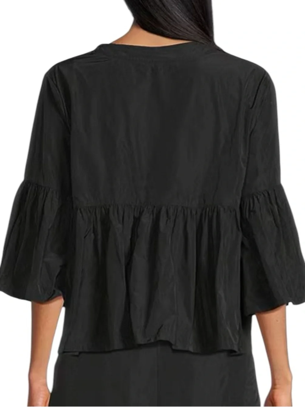 Bryn Walker Frida Memory Crunch Jacket S Oversized Boxy Minimalist
